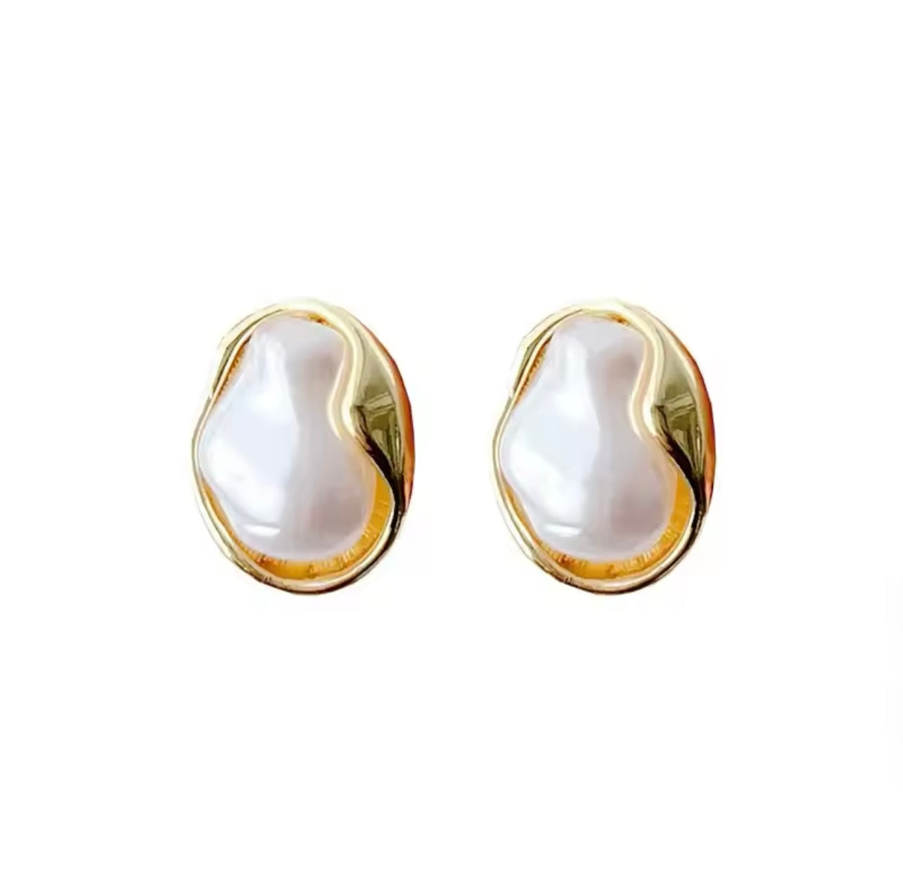 Pearl Stud Earrings