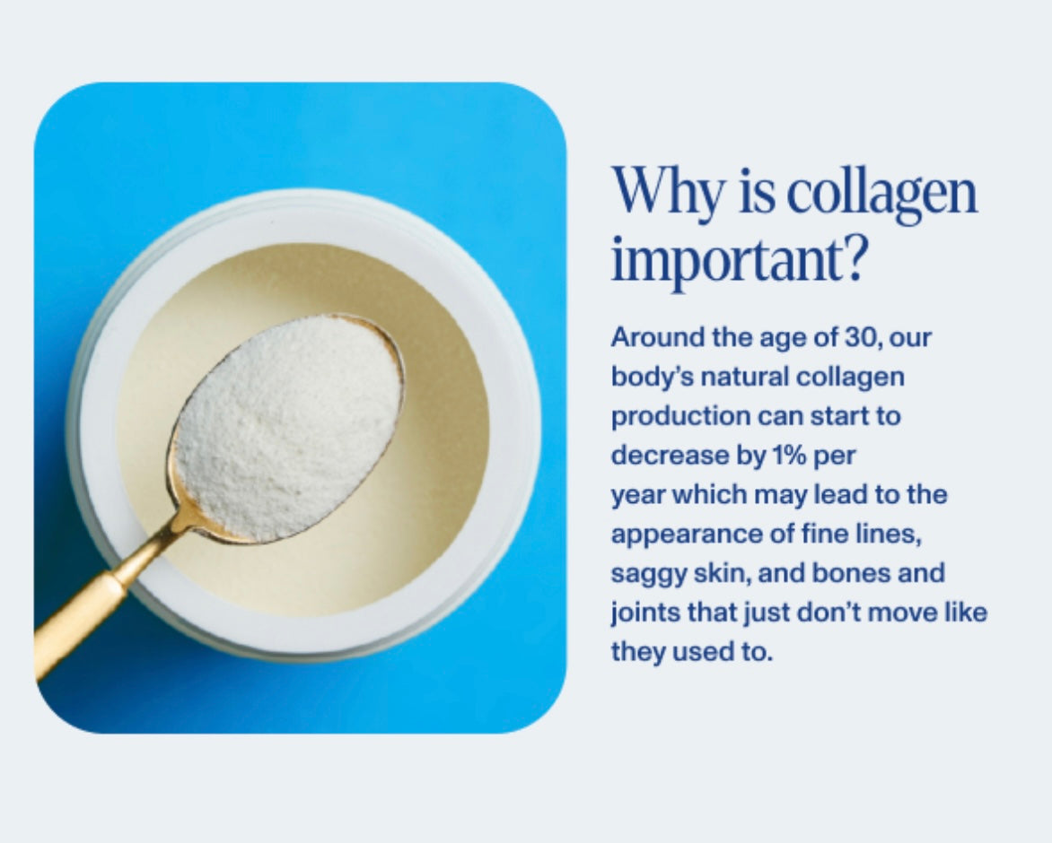 Vital Proteins Collagen Peptides Powder Advanced with Hyaluronic Acid & Vitamin C - 20 oz Collagen, Unflavored, 28 Servings