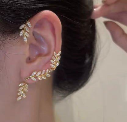 Leaves Ear Cuff - Gold