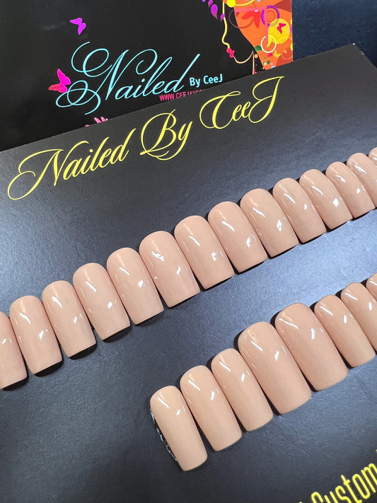 No. 52 | Nude | Ready To Ship Press On Nails